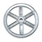 Chicago Die Casting Chicago Die Cast 8 in. D X 3/4 in. D Zinc Single V-Grooved Pulley 800A7 - alternate 4